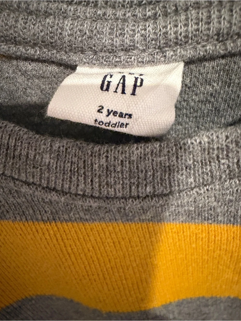 Baby Gap Toddler Sweater Sweatshirt Bundle 2 Years 2T Green Logo Gray Yellow